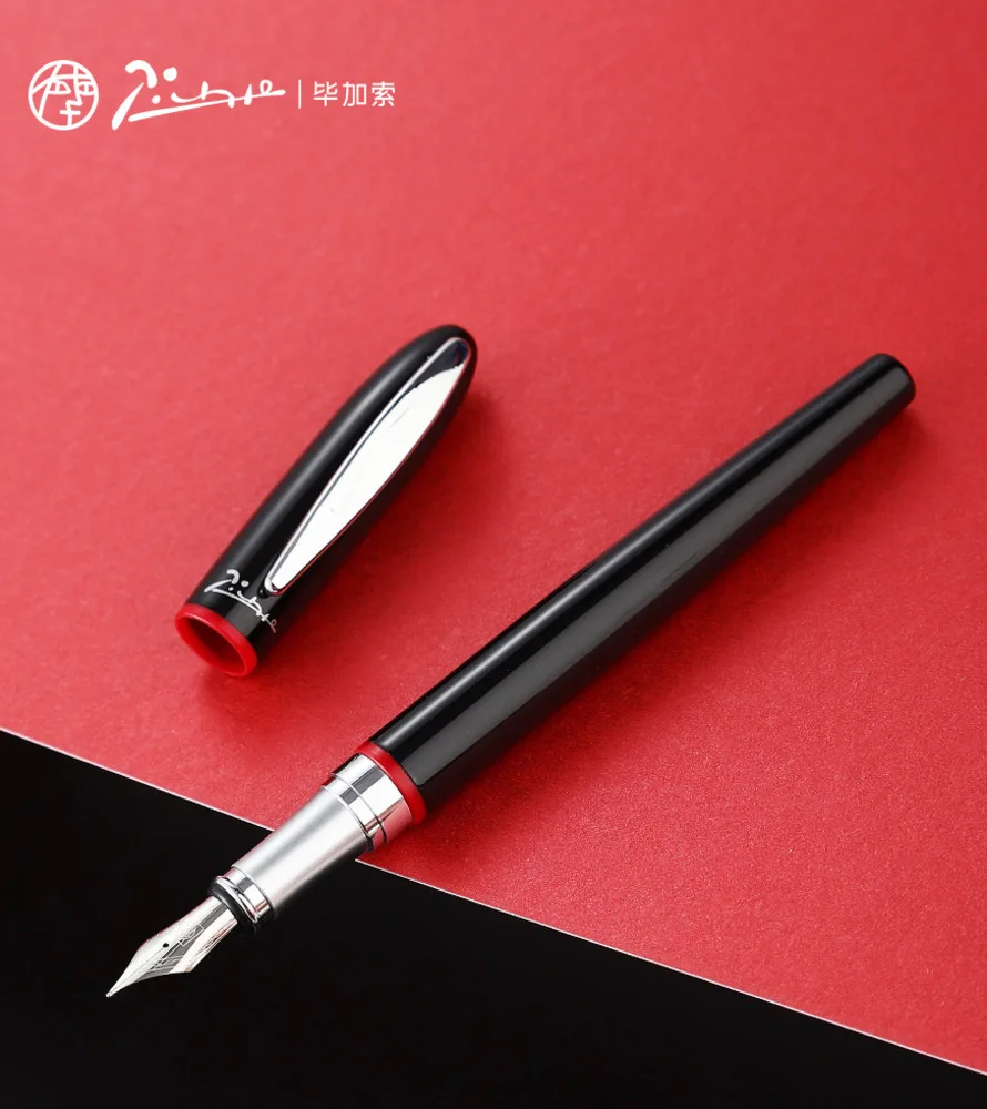 Picasso  907 Montmartre Students' Special Calligraphy Practice Ink Pen  High-grade Exquisite Metal Fountain Pen 05mm