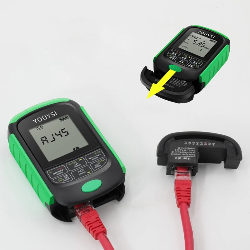 

3-in-1 Rechargeable Power Meter for FC ST Universal Fiber Cable Tester Multifunction Optical Power Me