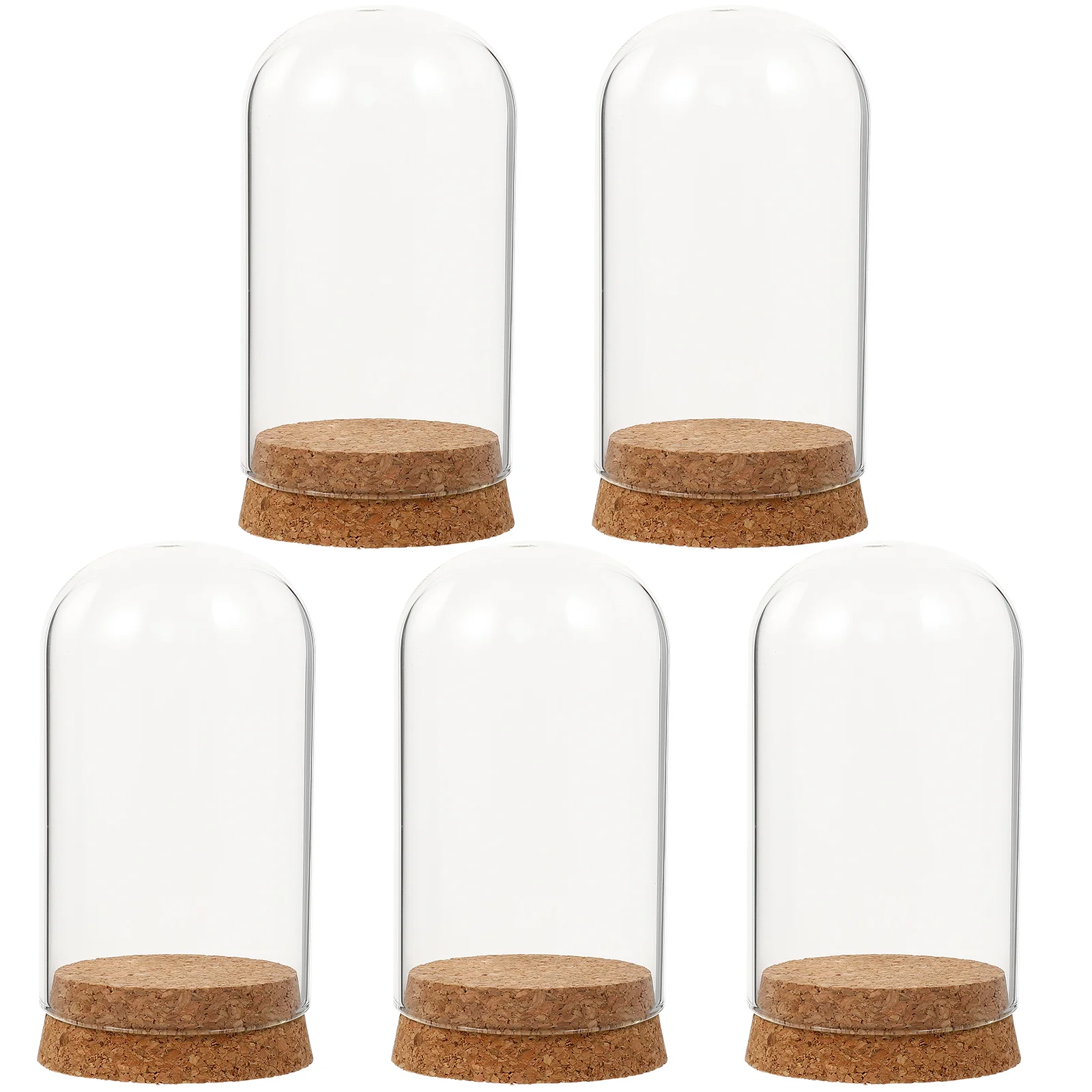 

Glass Dome Cover Display Cloche Rose Jar Eternal Bell Flower Centerpiece Bottles Stand Cakedecoration Jarscase Keepsake Clear