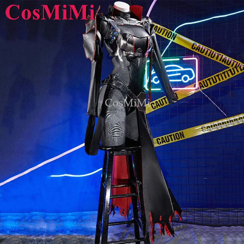 CosMiMi Game NIKKE Red Lotus Shadow Косплей Костюм Полный комплект Модная боевая форма Женская