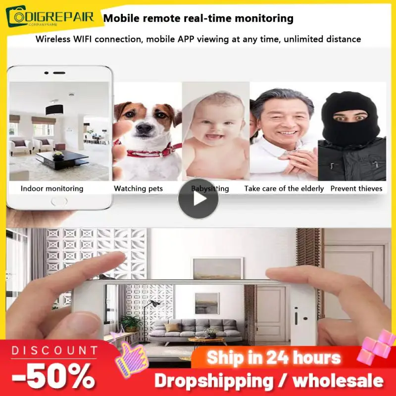 

Baby Monitor Mini Wireless Remote Monitor Outdoor Wifi Camera Surveillance Camera Smart Home Security Protection Ip Camera