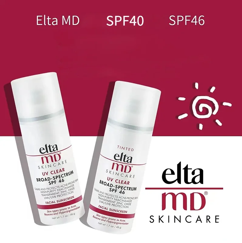 

Original 48g Elta MD UV SPF 46/40 Face Sunscreen Tinted Broad-Spectrum Makeup Isolation Body Sunblock for Sensitive Skin 1.7 oz