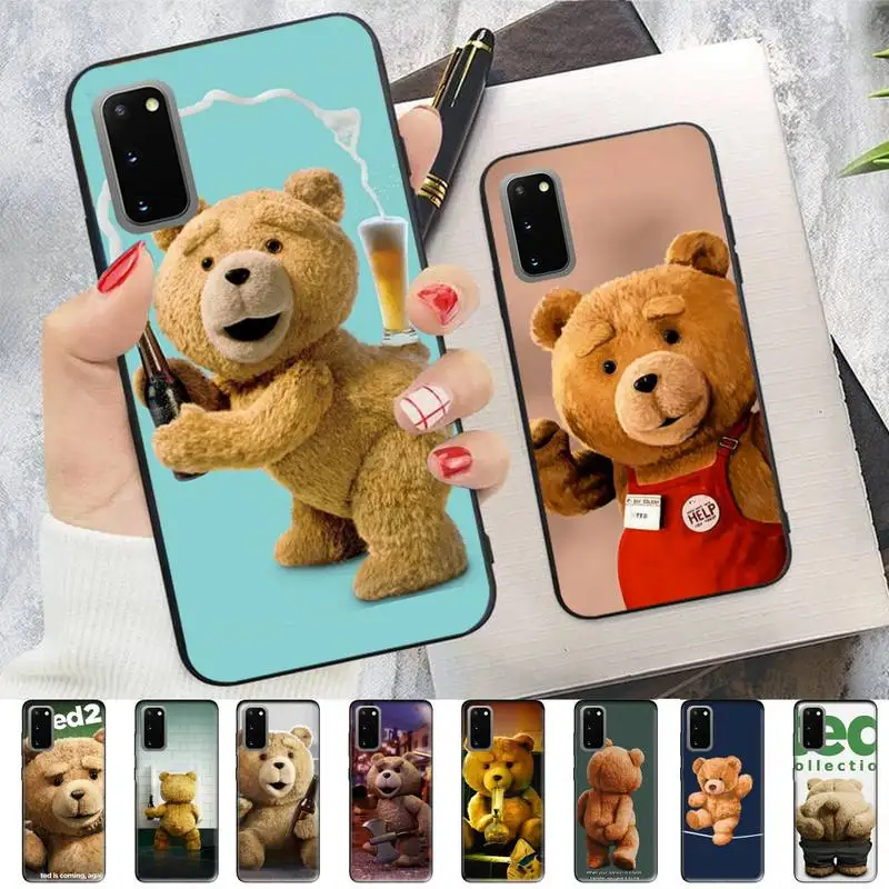 

funny Teddy Bear-S Phone Case for Samsung S10 21 20 9 8 plus lite S20 UlTRA 7edge