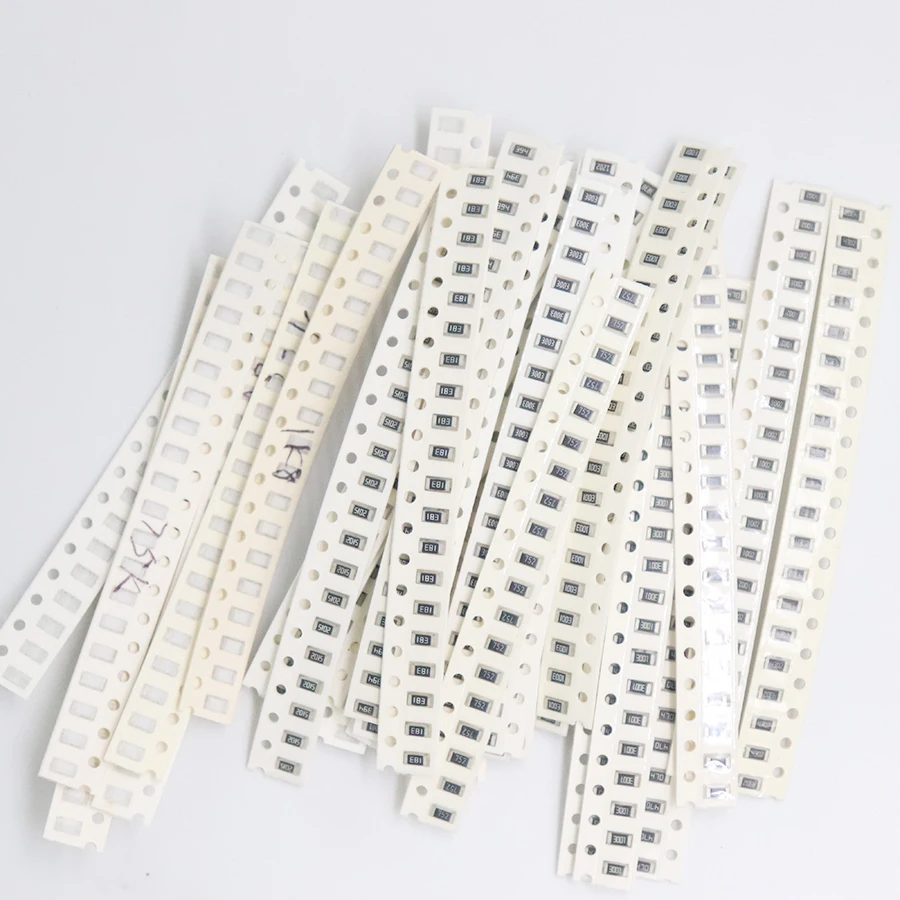 

YYT 1206 SMD Resistor Kit Assorted Kit 1ohm-1M ohm 1% 33valuesX20pcs=660pcs Sample Kit