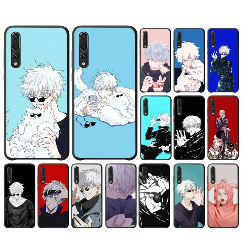 

MaiYaCa Jujutsu Kaisen Satoru Gojo anime Phone Case for Huawei P30 40 20 10 8 9 lite pro plus Psmart2019