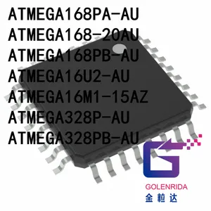 10PCS ATMEGA168PA-AU ATMEGA168-20AU ATMEGA168PB-AU ATMEGA16U2-AU ATMEGA16M1-15AZ ATMEGA328P-AU ATMEGA328PB-AU IC