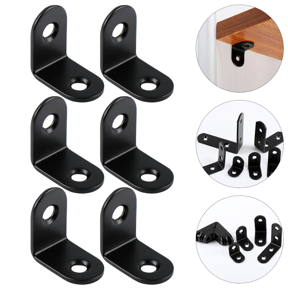 

Corner Angle Bracket Right Brace Support L Shelf Joint Brackets Shape Home Woodplate Repairclamp Frame Photo Holder Sets Clamps