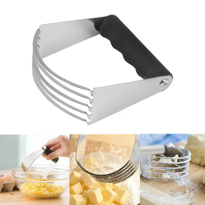

Manual Dough Blender Flour Mixer Baking Pastry Blades Stainless Steel Butter Lard Cutter Kitchen Baking Tools Accessories