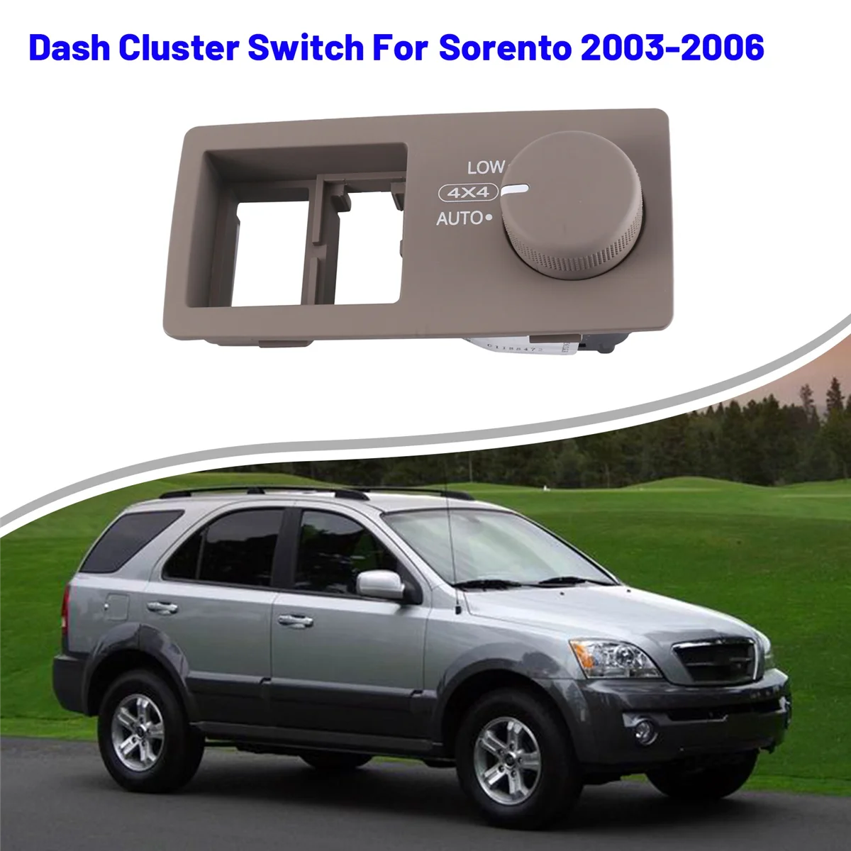 

93250-3E100 Car Dash Cluster Switch-Switch Bezel for KIA Sorento 2003-2006 932503E100FC