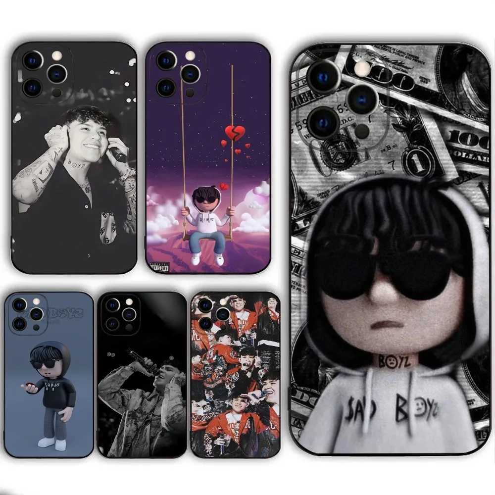 Чехол для телефона Singer J-Junior H Sad Boyz-ES IPHONE 15 13 14 12 Mini 11 Xr X Xs Pro Max 8 7 Plus задняя крышка