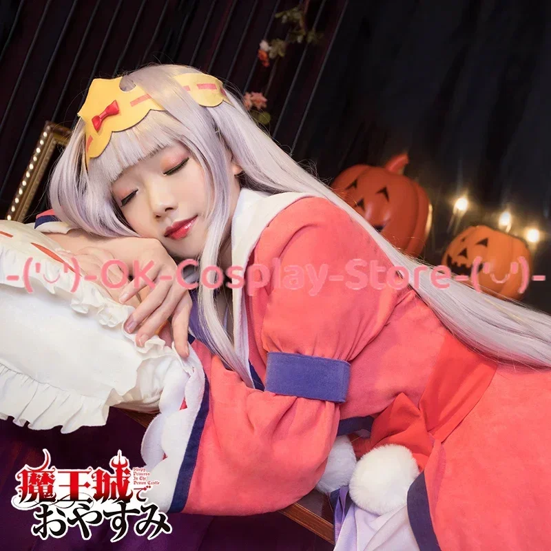 Фото [Сказ на заказ] Снежная принцесса в замке демонов Maoujou de Oyasumi Princess Syalis Косплей Костюм Женское платье Униформа на Хэллоуин №4