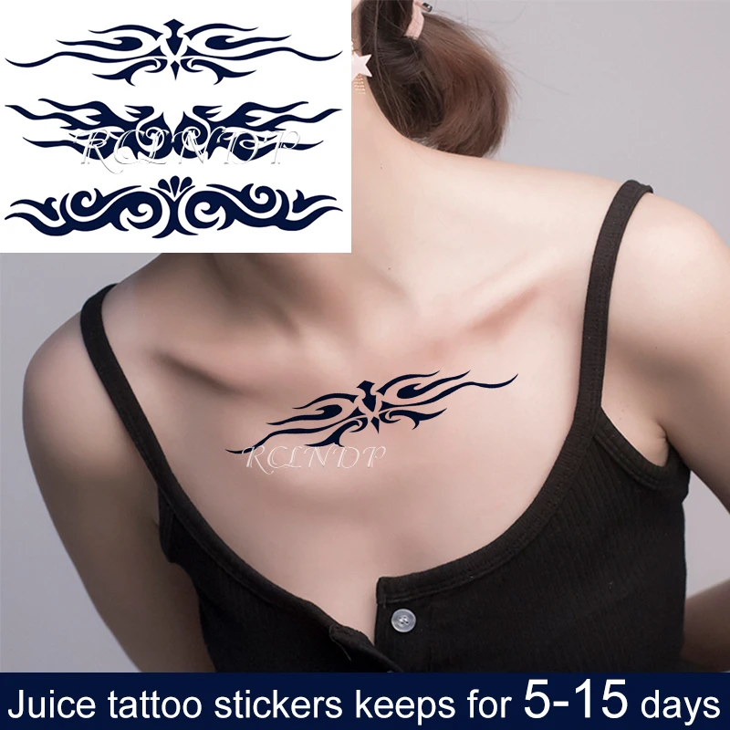 Временная татуировка с тотемом водостойкая флэш-тату имитация боди-арта для