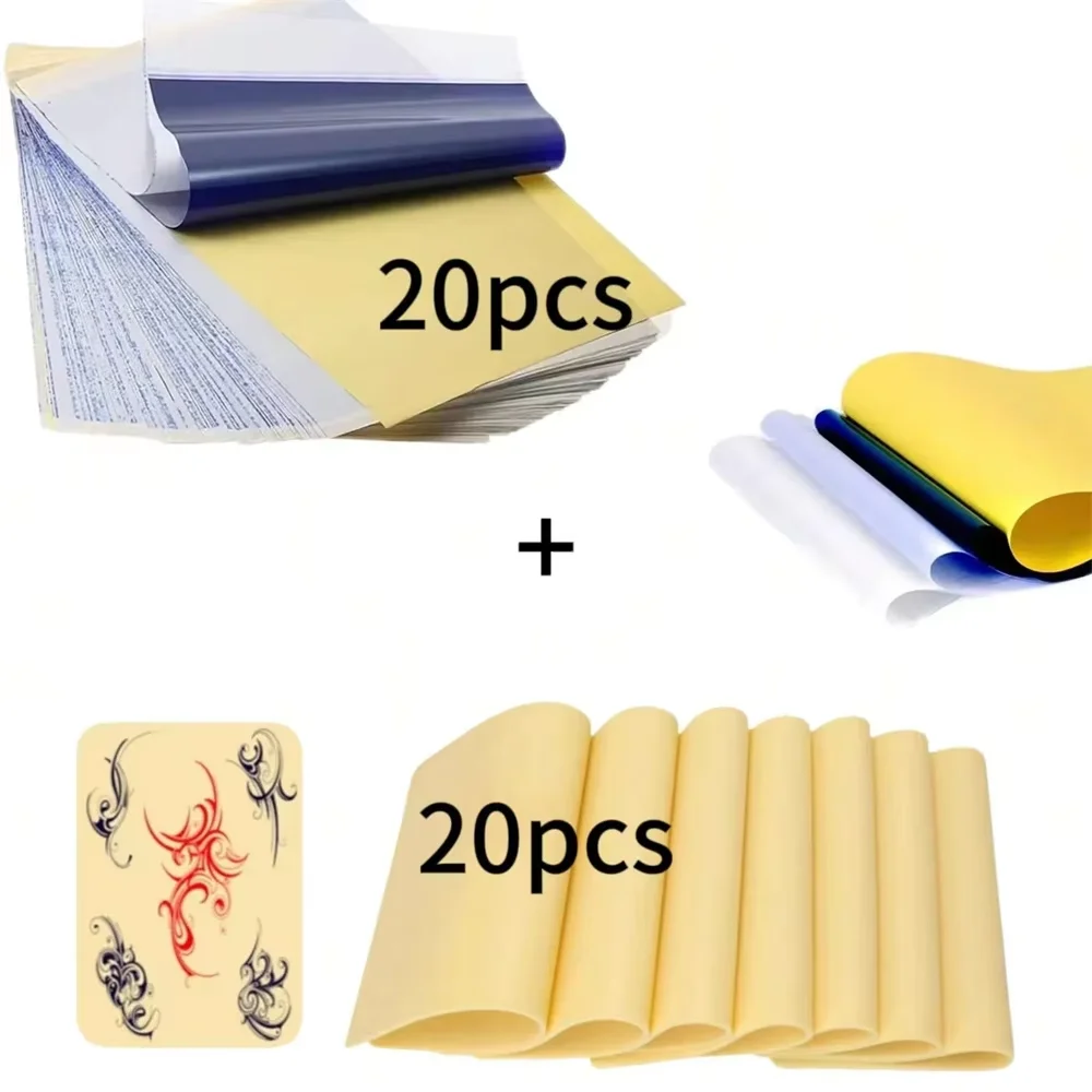 Фальшивая двухсторонняя искусственная кожа и копия татуировки