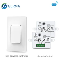 germa wireless controller switches rf433mhzwaterproofno battery requiredenergy saving wall light switch kinetic energy switch