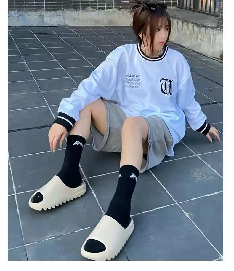 Original 2023 High Quality EVA Soft Thick Slippers Women's Spring/Summer Fashion Wear Slippers Home Sandals Men's Beach Shoes 46