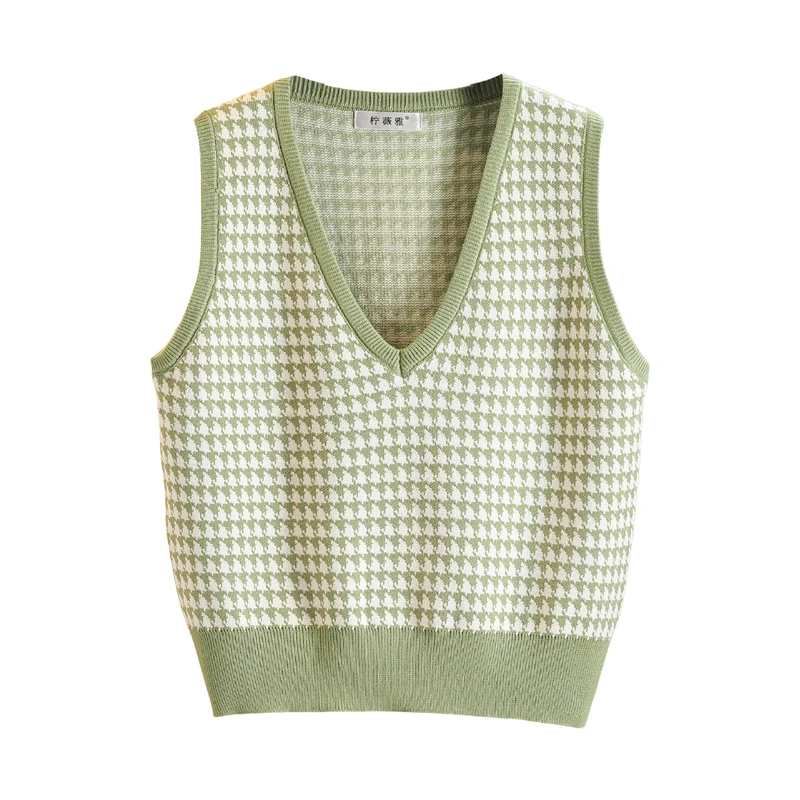  Женский жилет Design Sense весна-осень 2024 рубашка с большим v-образным вырезом в