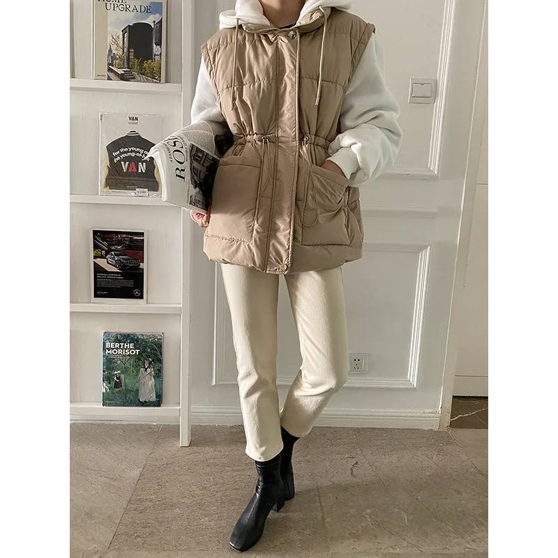 New Winter Women's Hooded Cotton Coat Thickened Warm Overcoat Parkas Down Female Outerwear Jackets