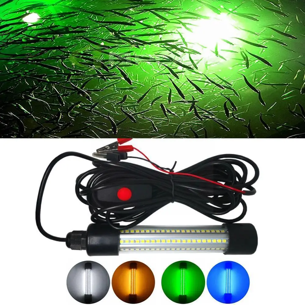 

Подводный светодиодный светильник-кукуруза 2-24 В, водонепроницаемый светильник для бассейна Ip68 13 Вт, светильник для рыбалки 126, притягивающи...