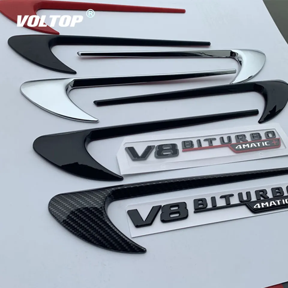 

2 шт., декоративная эмблема V8 BITURBO