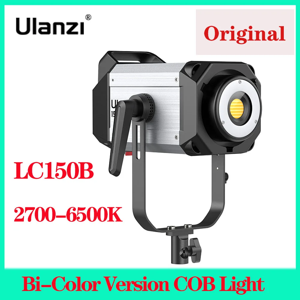 

Ulanzi LC150B 150W Photo Studio Light Lighting Bi-Color 2700-6500K CRI 95+ Photography Light With Remote Control Lamp