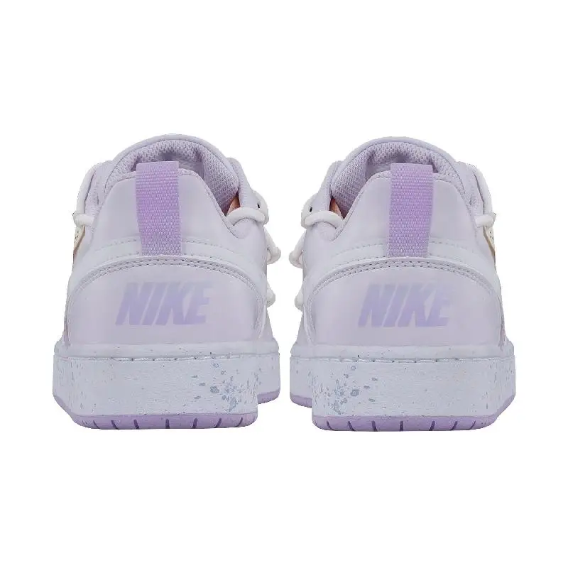 【Настроить】Nike Court Borough Обувь для скейтбординга Женские низкие фиолетовые