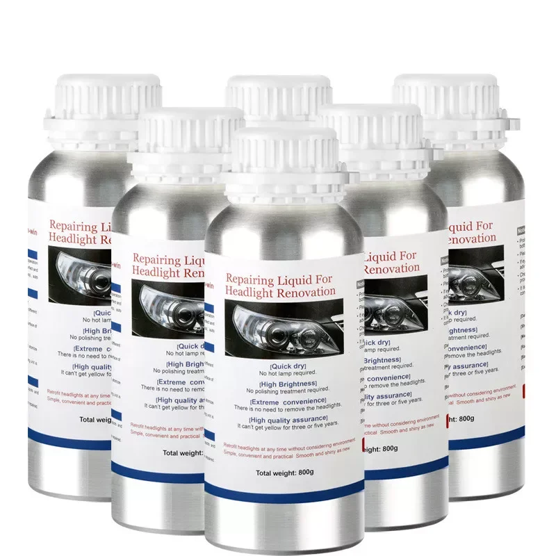 

NEW2023 800ml Car Headlights Refurbishment Agent Headlight Polish Repair Fluid Refurbishment Scratch Repair Polishing Headlights
