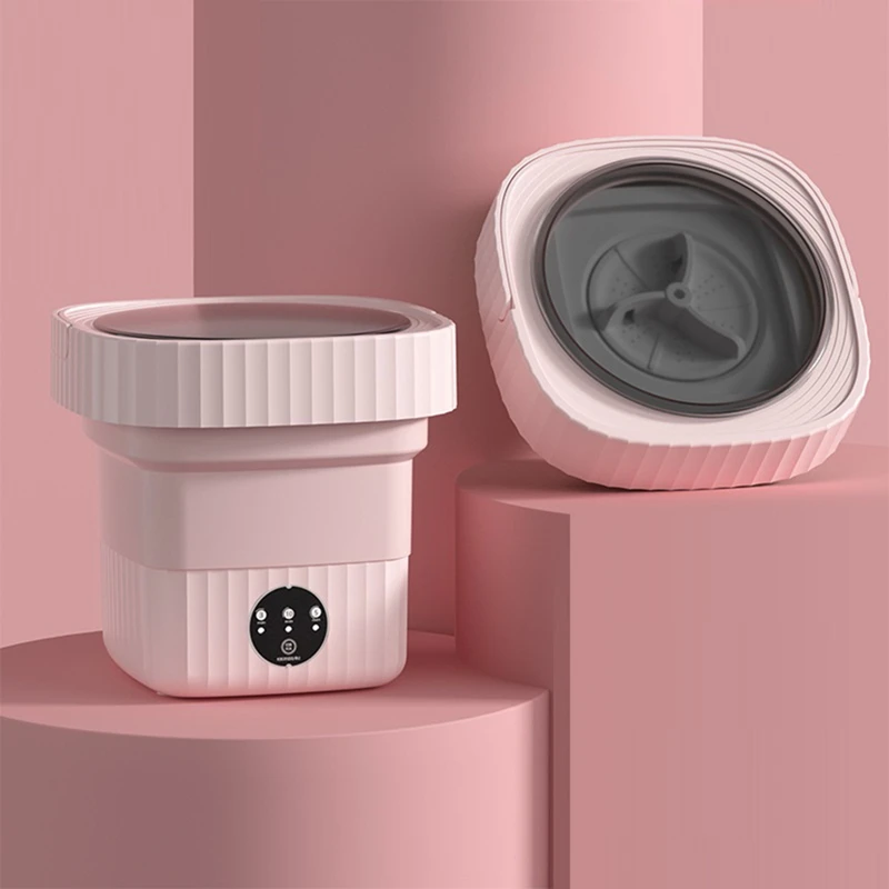 Складная стиральная машина портативная маленькая мини-машина для чистки нижнего