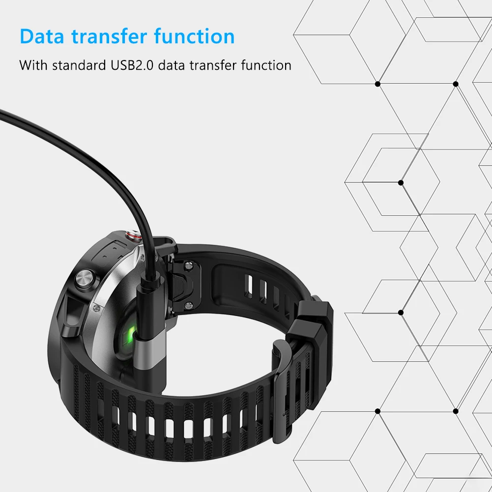Переходник для зарядного устройства с разъемом USB Type C/Micro/ios на 4 контакта Garmin Fenix