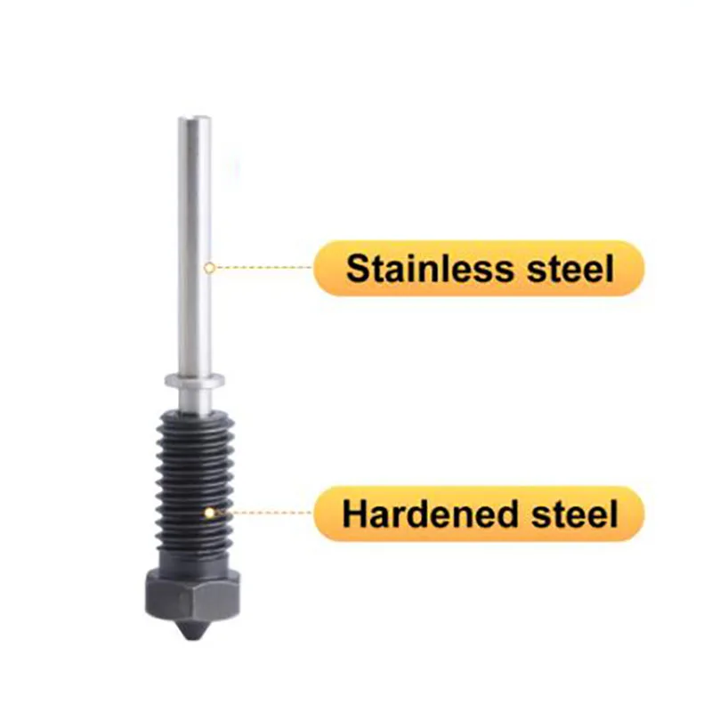 Nozzle Hardened steel Nozzle All-in-one Compatible With Matrix Extruder CHC TR6 TD6 hotend 3D Printer loading=lazy