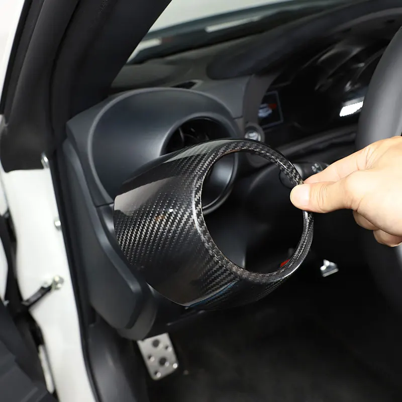 

For Toyota 86 For Subaru BRZ 2022 real carbon fiber Car Dashboard Side Air Vent Outlet Frame Trim Cover Car Accessories
