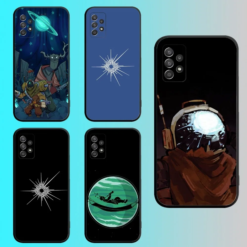 Новый чехол для телефона Game O-Outer Wilds Samsung S 25 24 21 22 23 30 20 Ultra Plus Fe Lite Note 10 9 5G черный