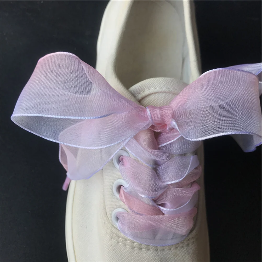 5 Pairs Flat ShoeLaces Silk Shoe Lace Elastic Shoe Laces Shoelaces For Kids Silk ShoeLaces Flat Sho Shoelaces For Sneakers