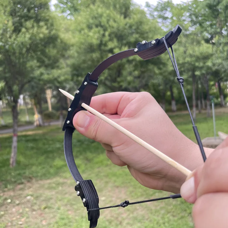 

Shooting Recurve Bow Range 30M Miniature Desktop Decoration Indoor Outdoor Sports Shooting Portable Outdoor Fun Archery Toy