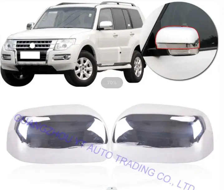 

Хромированная боковая оснастка Kamshing для Mitsubishi Pajero V93 V73 V97, Крышка корпуса зеркала заднего вида, крышка корпуса