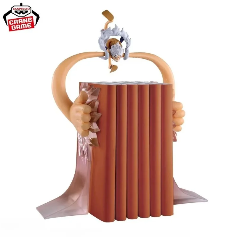 Фото В наличии: Оригинальная аниме-фигурка Bandai Banpresto FIGLIFE One Piece Monkey D. Luffy (держатель для книг), коллекционная модель, игрушка, подарок TT №5