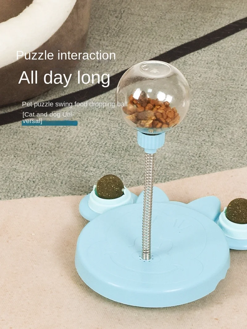 

Pet Swaying Food Ball To Relieve Boredom, Toy To Amuse Cat and Dog