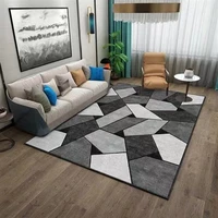 nordic style geometric carpet for living room rug bedroom bedside square rugs soft fluffy carpets living room salon decor mat