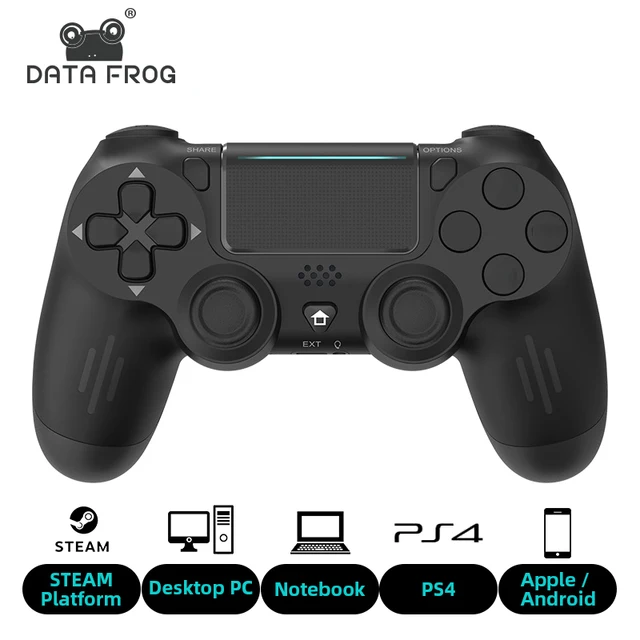 DATA FROG Wireless Game Controller For PS4 Bluetooth-compatible Vibration Gamepad For PS4 Slim/Pro Console Game Joysticks For PC 1