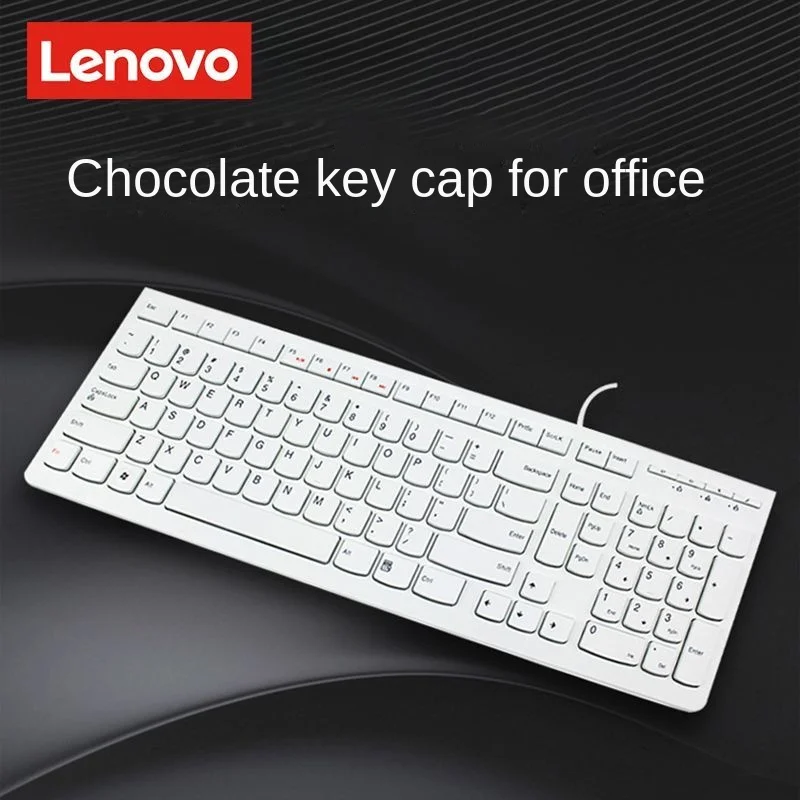

Lenovo K5819 Wired Keyboard Chocolate Button Thin Business Office Home Dedicated Laptop Typing Game Universal Wired Keyboard