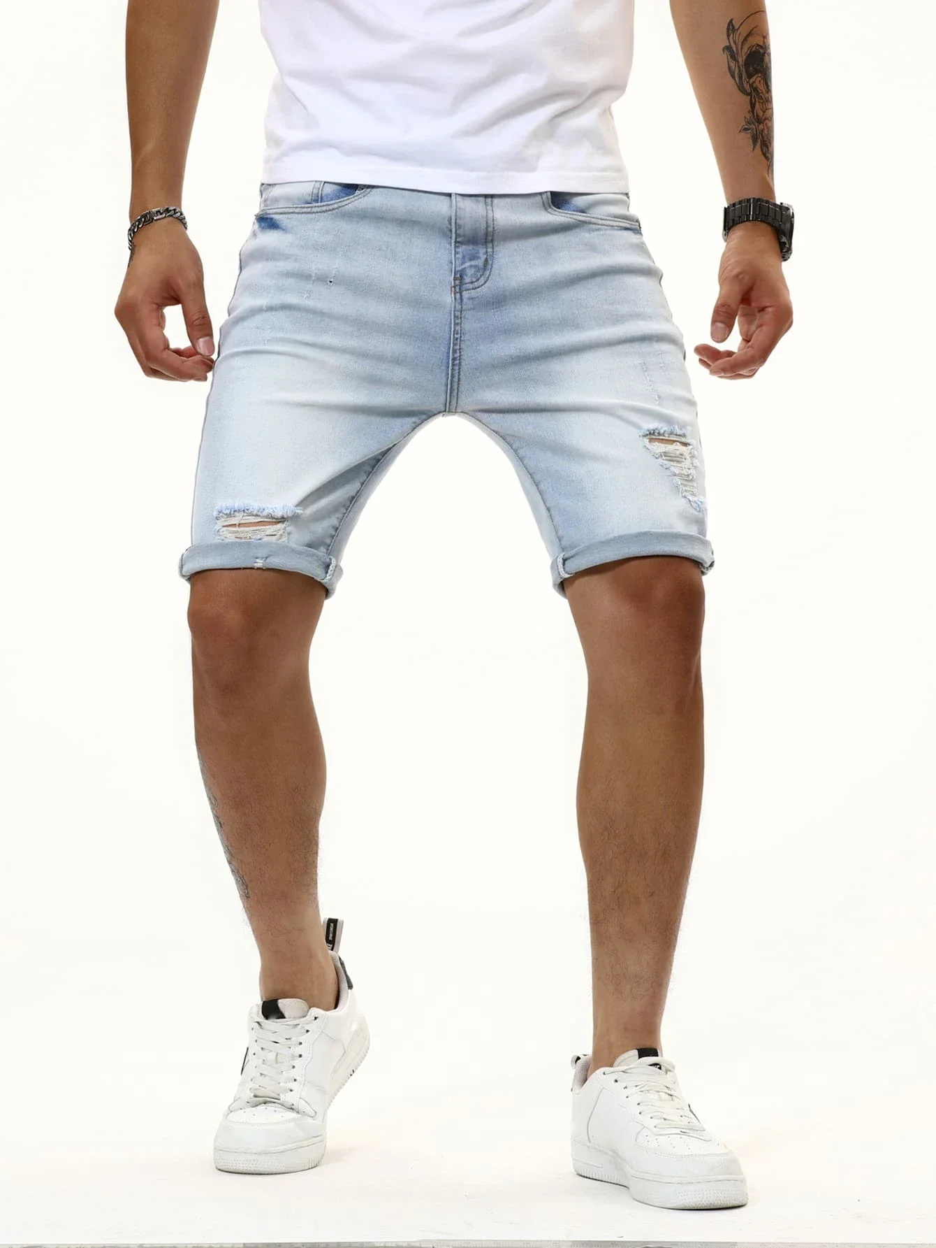 

Новые мужские джинсы в уличном стиле, повседневные мужские джоггеры из денима, весна-осень, однотонные, строгие бриджи