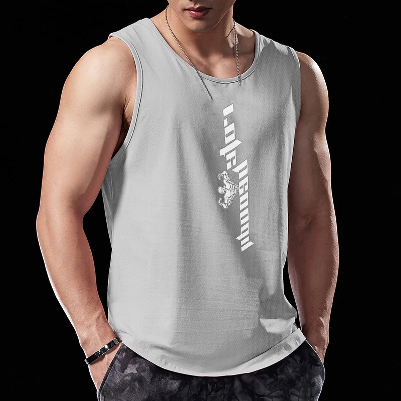 

Майка мужская сетчатая для спортзала, без рукавов, 4XL
