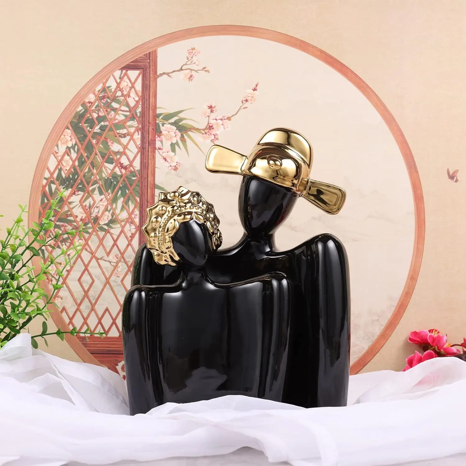 Скульптура пары статуя любви современная подставка для телевизора декор