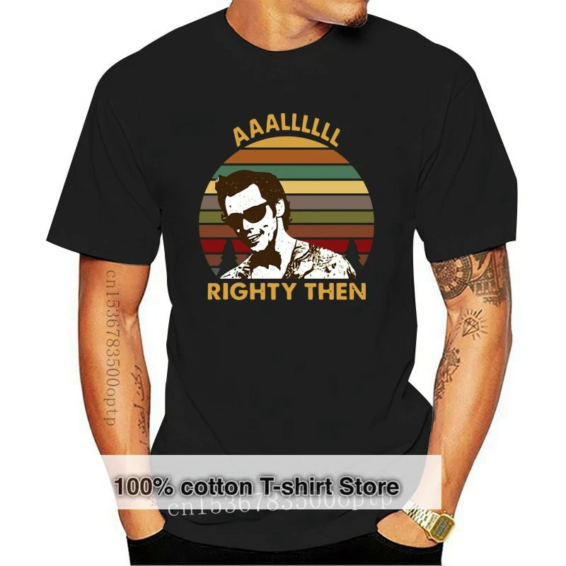 Ace Ventura Pet Detective Aaallllll Righty Then Vintage Men'S T Shirt Funny Tee Short-Sleeved Tee Shirt