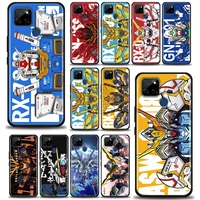 anime for realme c1 c2 c21y c25 c12 case silicone back cover gundam robot manga phone case for oppo realme gt 5g gt2 neo2 coque