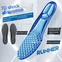 insoles for feet shoe pads shock absorption running breathable template inner soles arch insole shoes sole memory foam pad foot