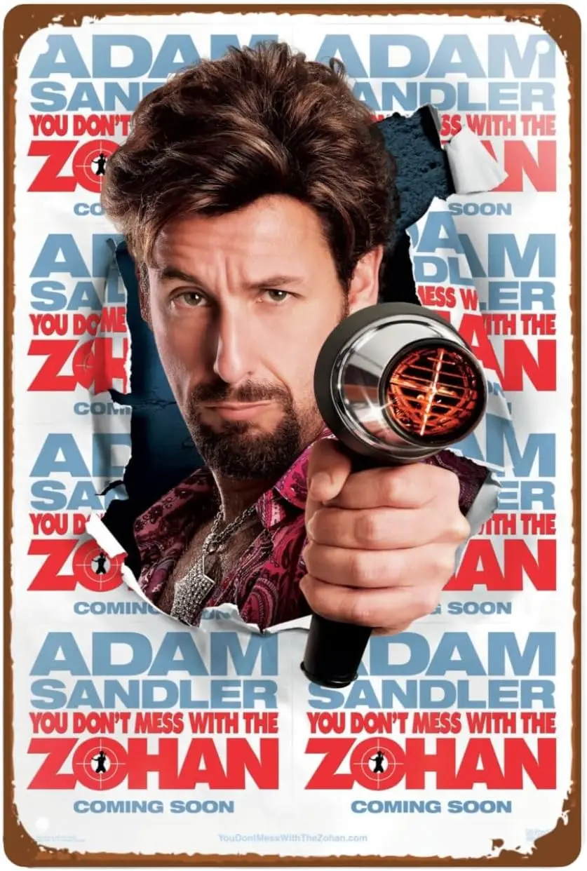1p You Dont Mess With The Zohan металлическая настенная жестяная вывеска постер с ТВ-фильмом