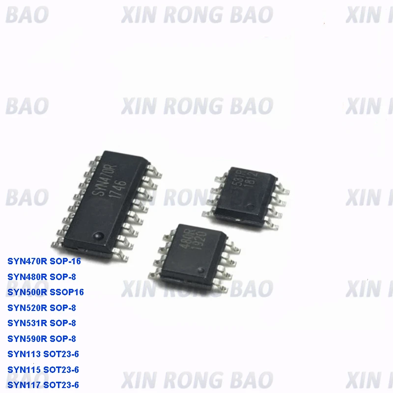 10 шт., чипы SYN470R 470R 480R 500R 520R 531R SYN480R SYN500R SYN520R SYN531R SYN590R 590R F113 F115 F117 SYN113 SYN115 SYN117