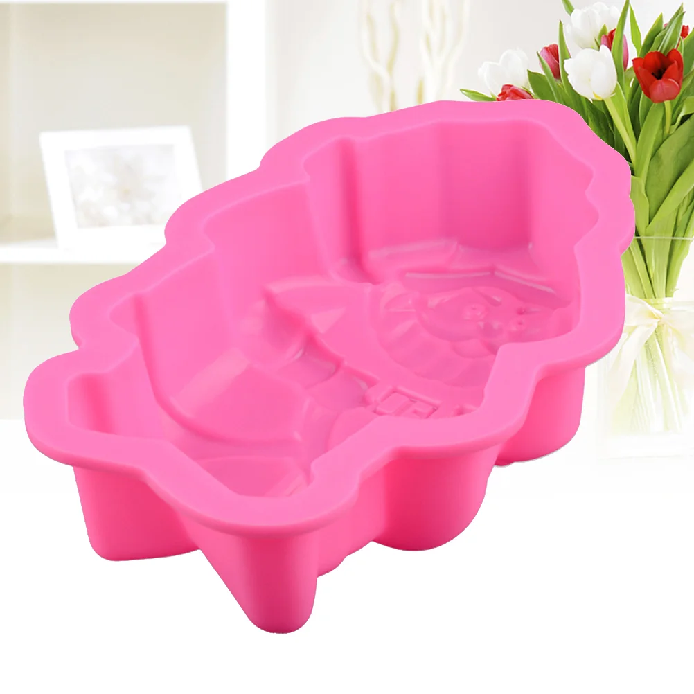 

1pcs Santa Claus Molds Cake Decorating Tools Cube Cake Chocolate Mousse