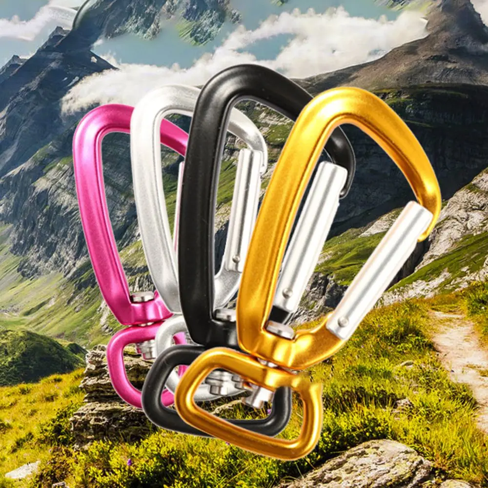 

Outdoor Ascend Climbing Key Hooks Security Master Lock Professional Carabiner Mountaineering Protective Equipment