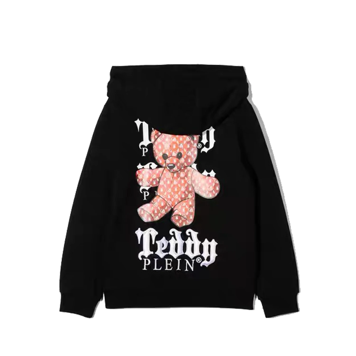 PLEIN HOODIE SWEATSHIRT STONES TEDDY BEAR Brand Warm Thick Sweatshirts Hip-Hop Pullover Rhinestone Luxury Men's Hoodies | 95162